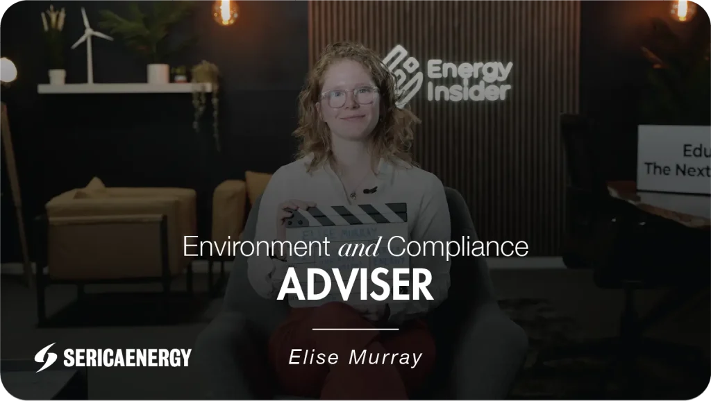 An environement and compliance advisor talking about her job