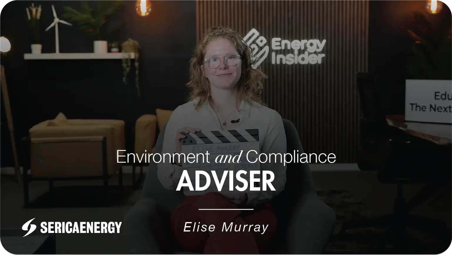 An environement and compliance advisor talking about her job