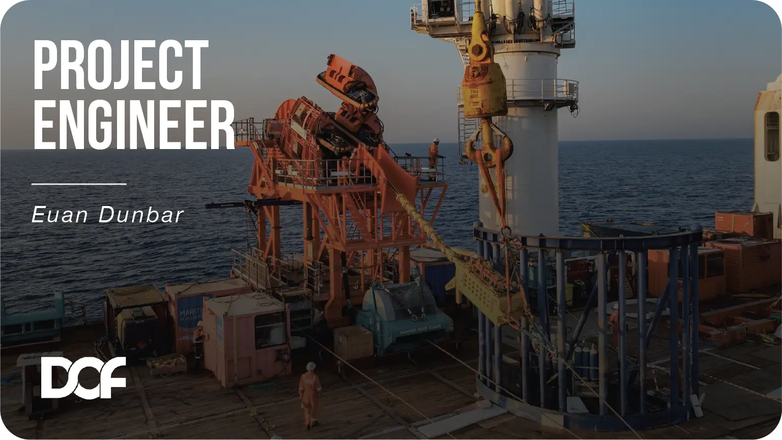 complex offshore subsea umbilical installation from the back deck of a vessel, with cranes lifting the umbilical head