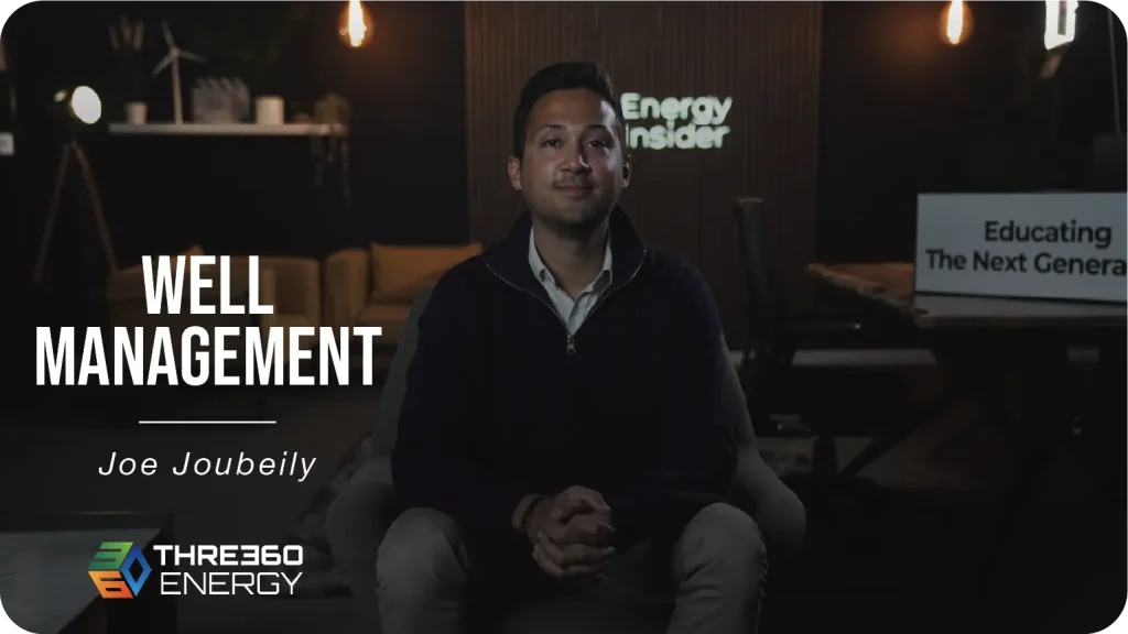 a well engineer with a sign that says well management