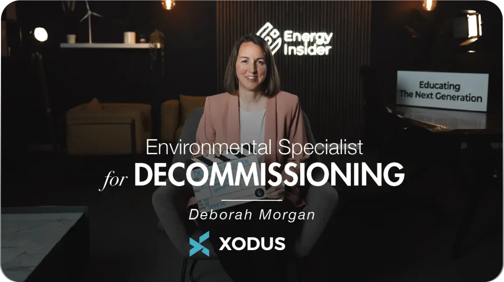 decommissioning specialist in a studio, female smiling